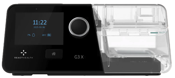 React Health G3 X Auto-CPAP device with heated humidifier