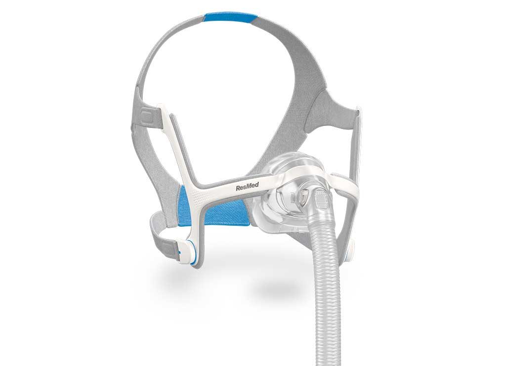 ResMed ResMed AirTouch N20, showing the cushion, headgear, and hose connection